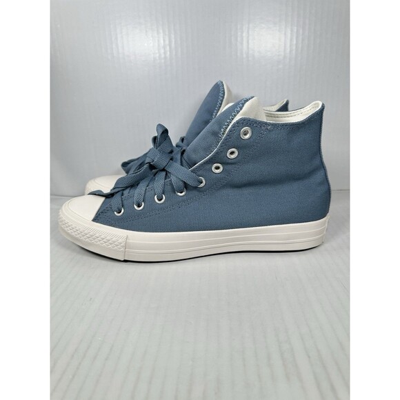 Sz 10.5 Converse Chuck Taylor All Star HI Top Heavy Canvas Lakeside Blue A12711C - Picture 4 of 9